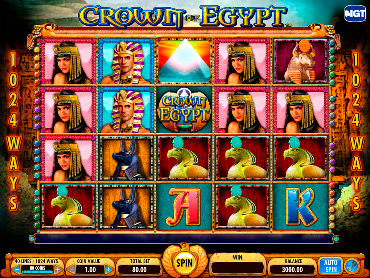 crown of egypt igt 